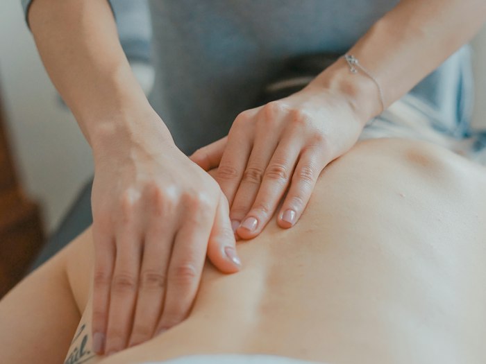 Deep tissue massage